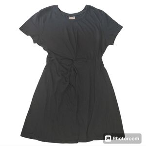Tee Shirt Dress with Cutouts - Size Medium